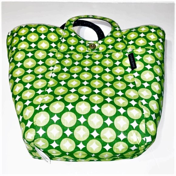 VICTORIA'S SECRET Round Handle Bucket Denim Tote - Picture 4 of 5